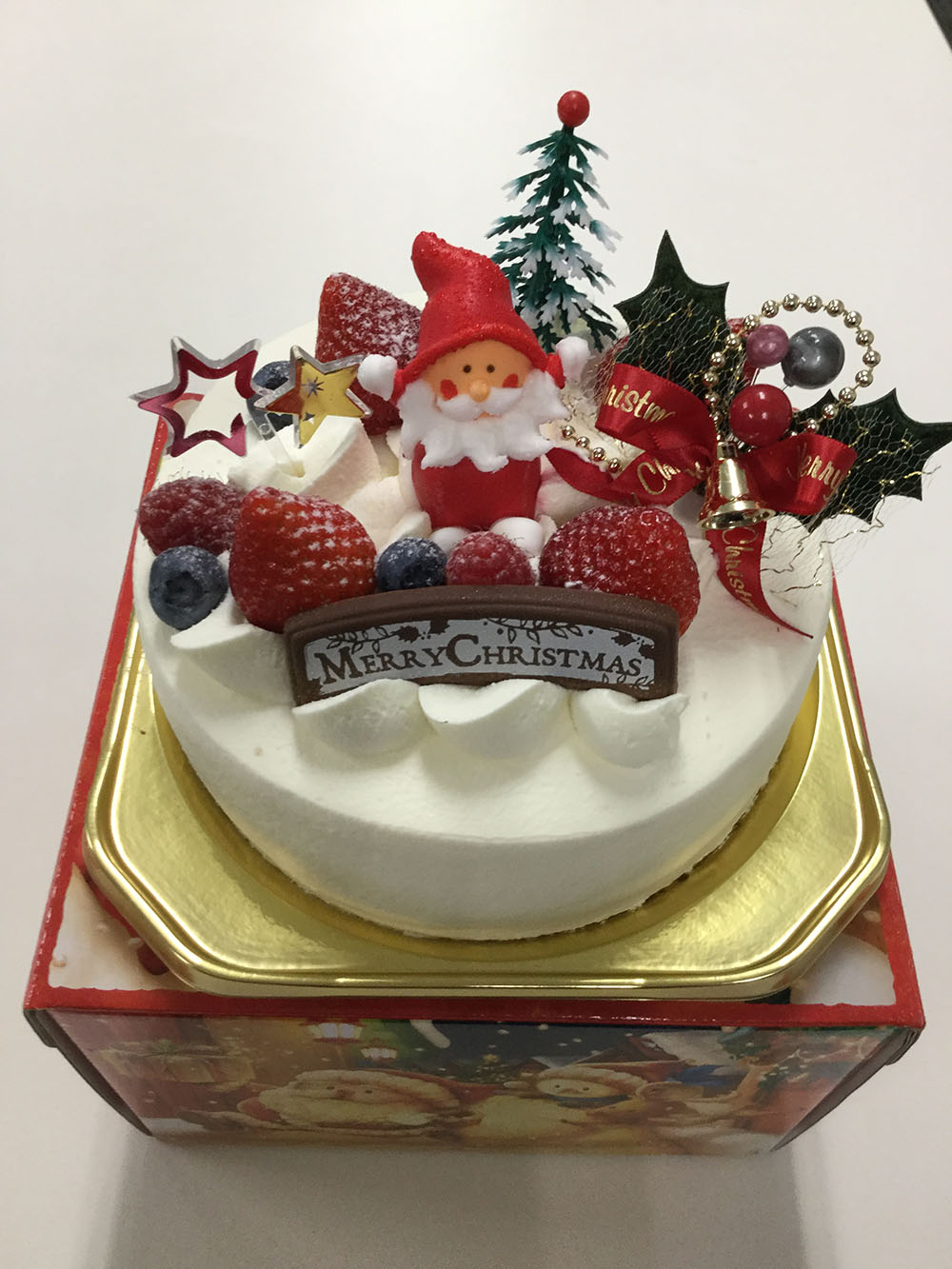 メリークリスマス ホールケーキ みかん 富山フォーム印刷 印刷 アウトソーシング デザイン制作 コンサル